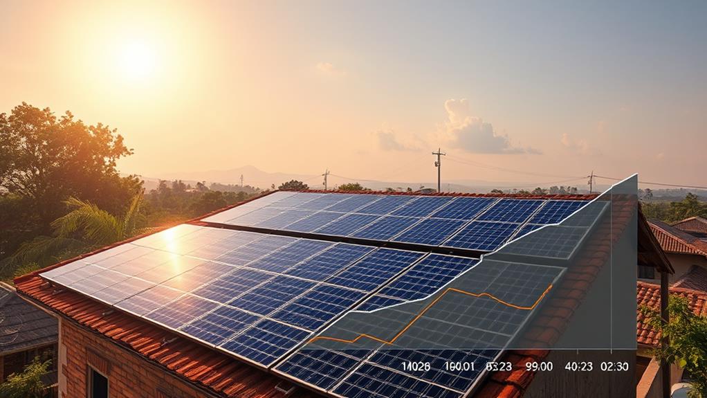 estimating solar panel efficiency